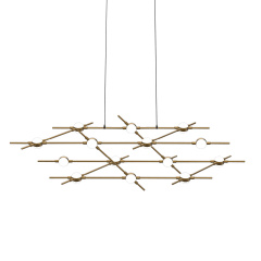 Люстра Delight Collection Molecular 14 black/gold