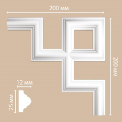 Угол DECOMASTER 97012-4 (200*200*12мм)