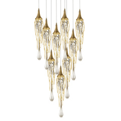 Подвесной светильник Delight Collection Goddess Tears 9 gold