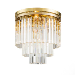 Потолочный светильник Delight Collection Odeon 5 gold/clear