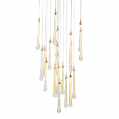 Подвесной светильник Delight Collection Teardrop 19 gold