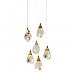 Подвесной светильник Delight Collection 9701P/6R brass