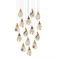 Подвесной светильник Delight Collection 9701P/15R brass