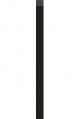 Планка LINERIO U-TRIM LINERIO S/M-LINE BLACK Черный 2,65