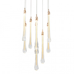 Подвесной светильник Delight Collection Teardrop 10 gold