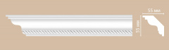 Плинтус потолочный с рисунком DECOMASTER DT-138 (55*55*2400мм)