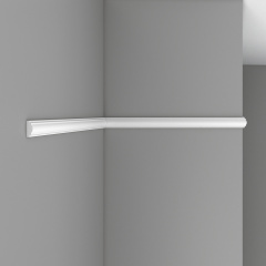 Молдинг гладкий DECOMASTER DP-8032 (30*12*2400мм)