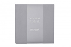 Простыня сатиновая 240х180см серая 130HB-BSH240180-PROS SER