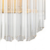 Картинка - Настенный светильник Delight Collection Vittoria 2C brass/clear