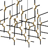Картинка - Люстра Delight Collection Molecular 30 black/gold
