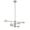 Картинка - Люстра Delight Collection MX22030002-6A chrome/clear