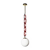 Картинка - Светильник подвесной Loft It Chain 10128P Red