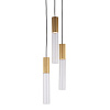 Картинка - Подвесной светильник Delight Collection Flume 3A ant.brass