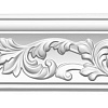 Картинка - Плинтус потолочный с рисунком DECOMASTER 95775F гибкий (70*70*2400мм)
