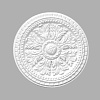 Картинка - Розетка потолочная DECOMASTER 80200 (d нар. 330, d вн. 50, h=30мм)