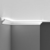 Картинка - Плинтус потолочный под подсветку DECOMASTER D506 ДМ (50*32*2000 мм)