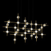 Картинка - Люстра Delight Collection Molecular 30 black/gold