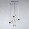 Картинка - Подвесной светильник Delight Collection MD22030002-5A chrome/clear