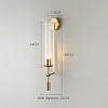 Картинка - Настенный светильник Delight Collection 88043W brass