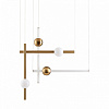 Картинка - Подвесной светильник Delight Collection Orion 4 gold